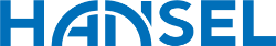 Blaues ANSE Logo mit stilisiertem Bogen, schlicht und modern gestaltet. HANSEL.kraus metalltechnik gmbh