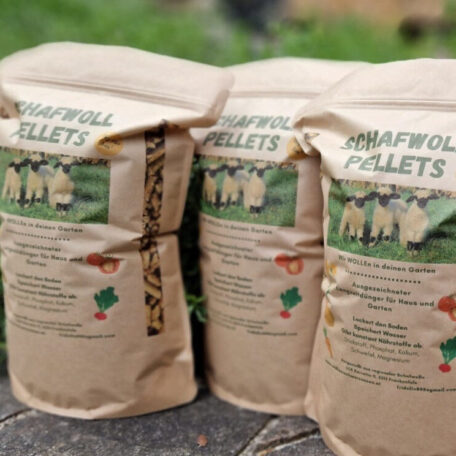 Schafwollpellets
